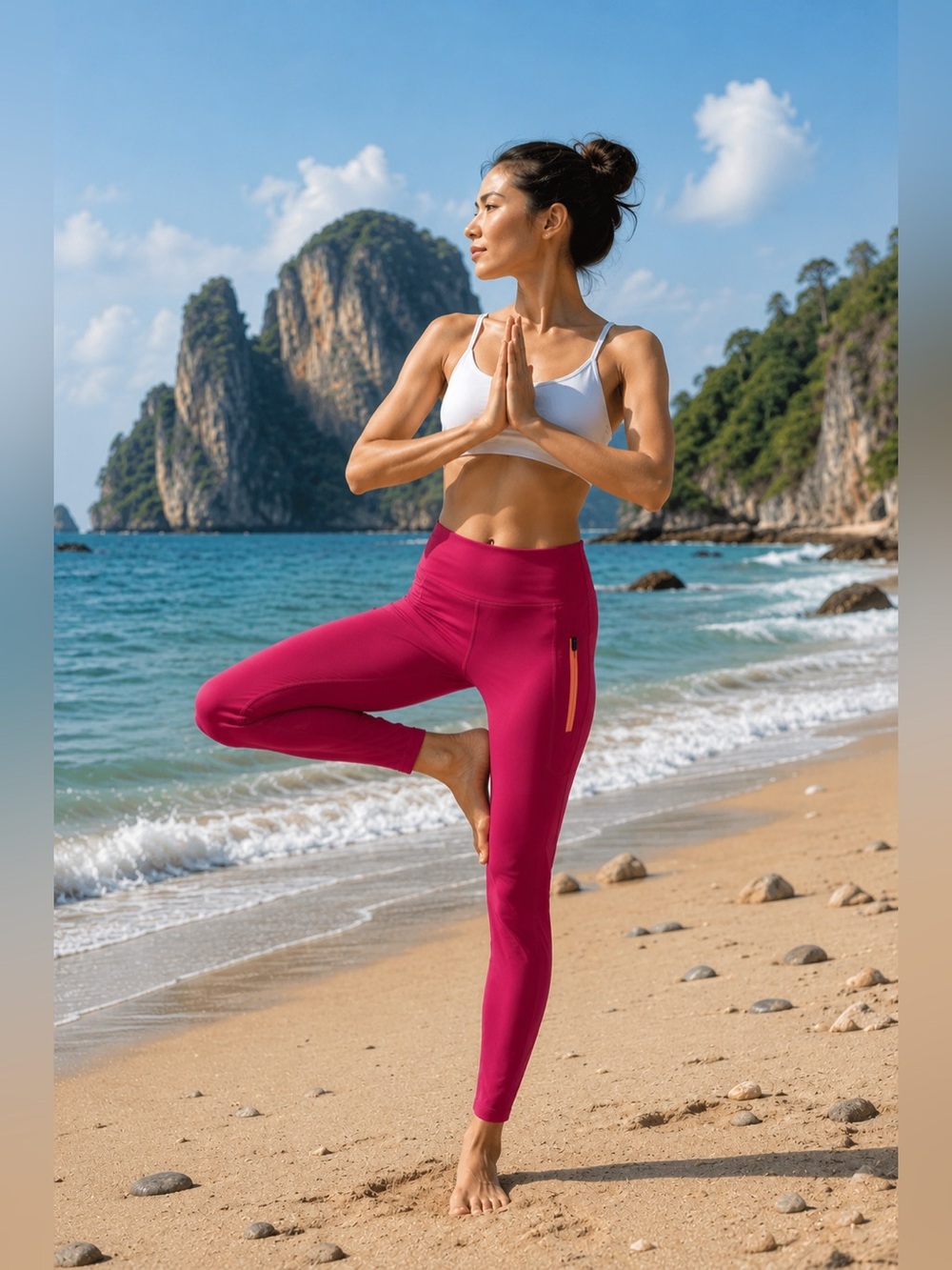 Women's Hot Pink Athletic Pants 🌺